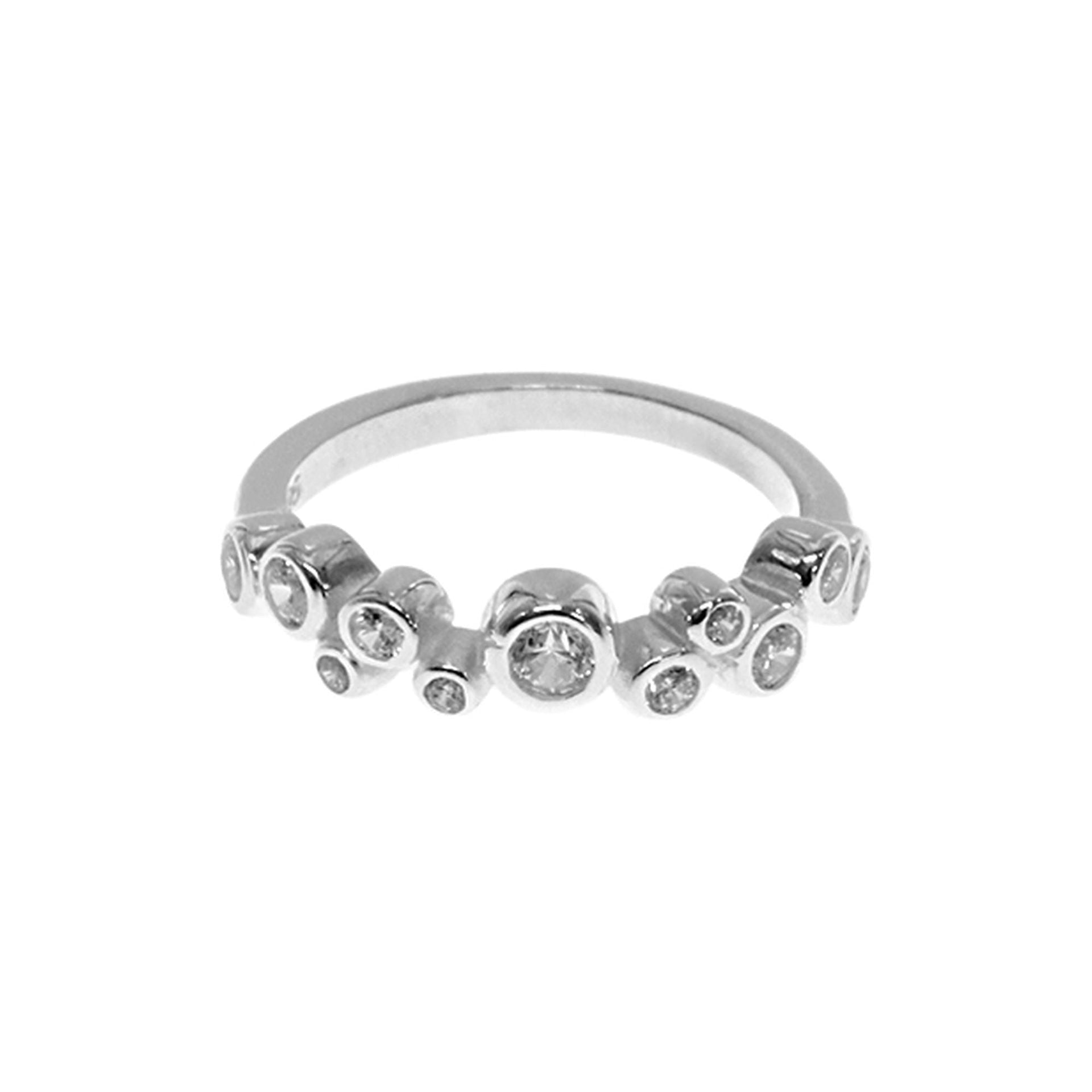 Kenzie staggered pebble ring