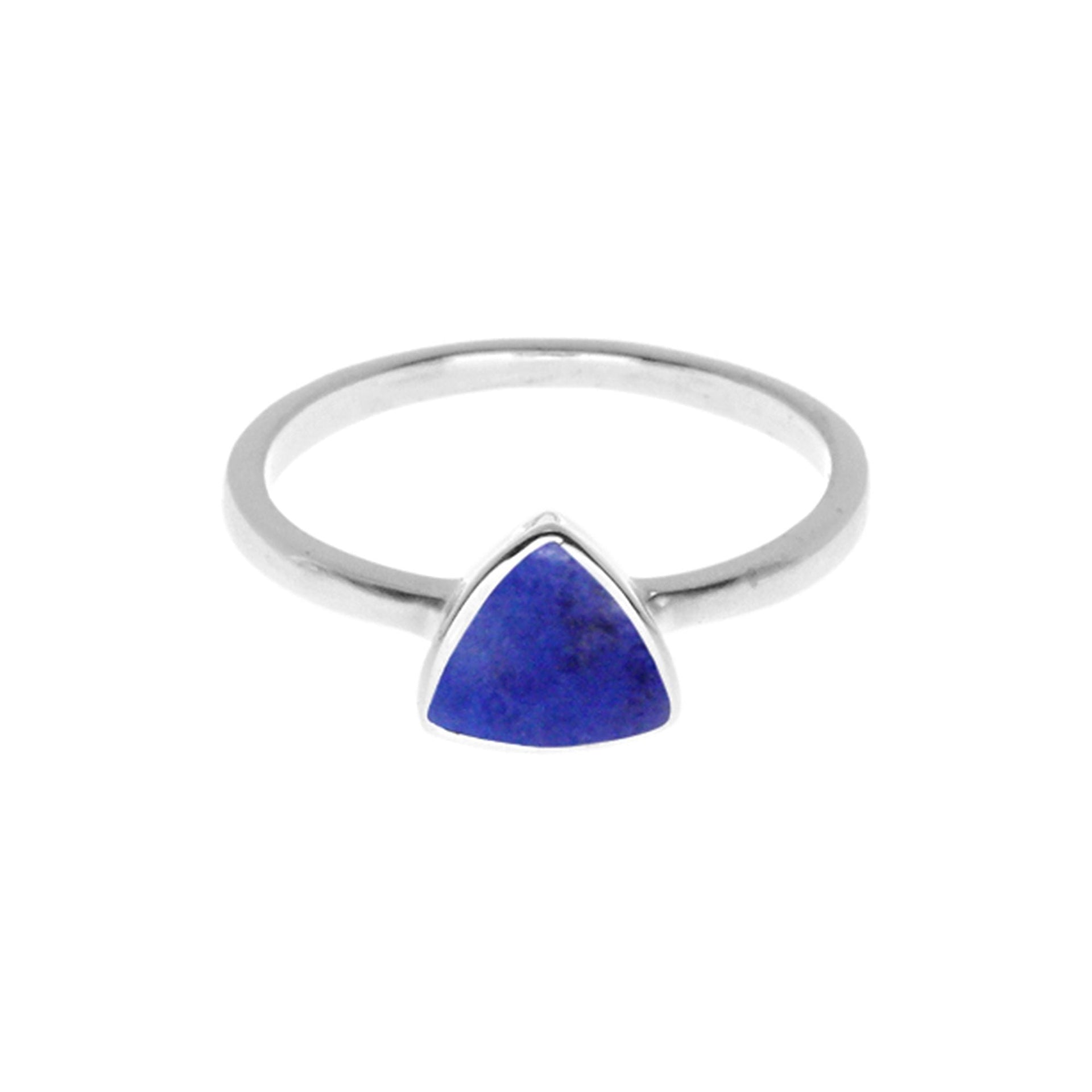 Samira trillion cut lapis lazuli ring