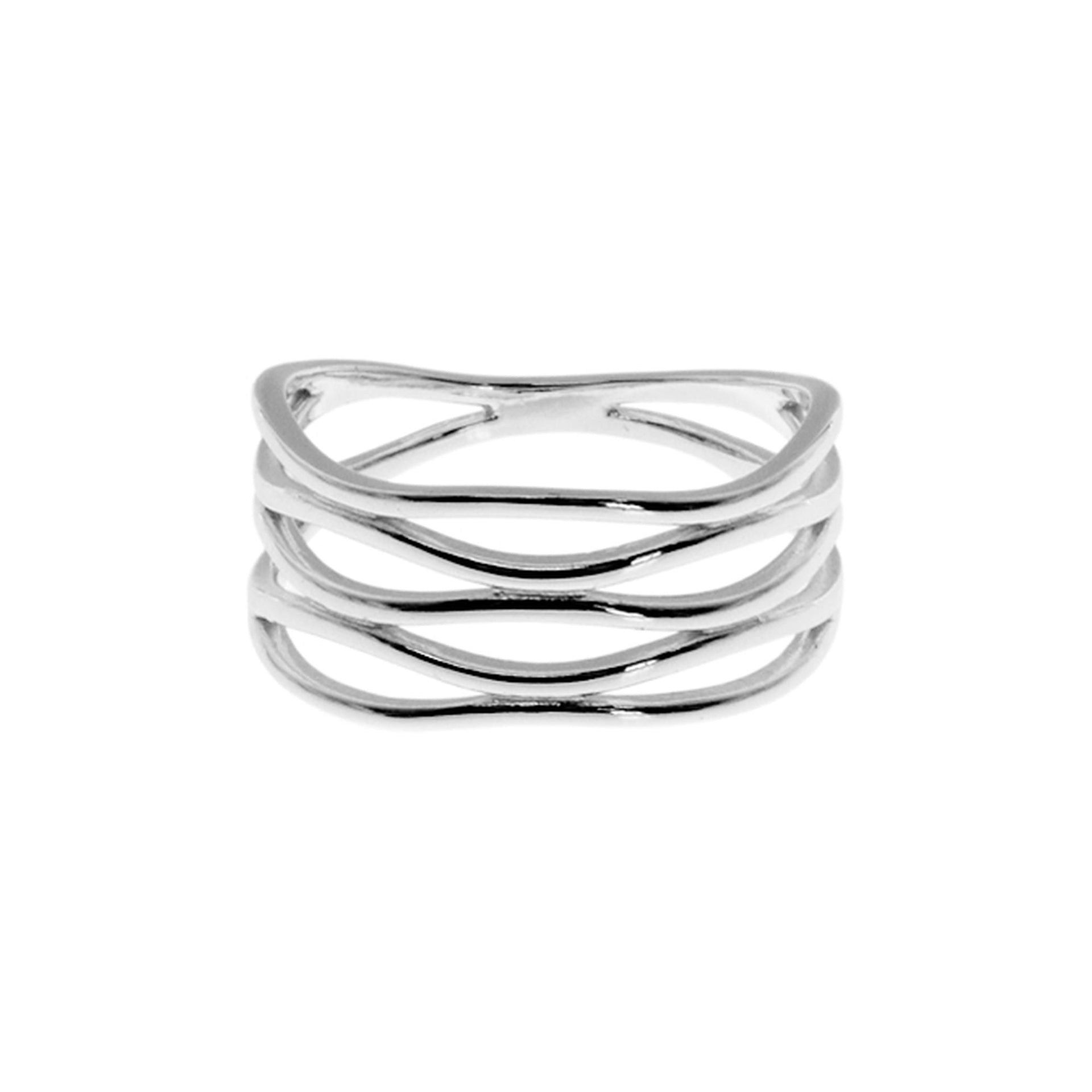 Eloise fine multi wave ring