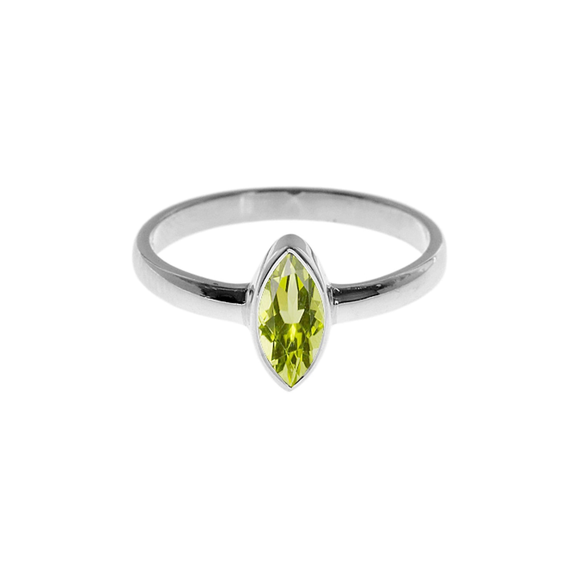 Samira marquis peridot ring