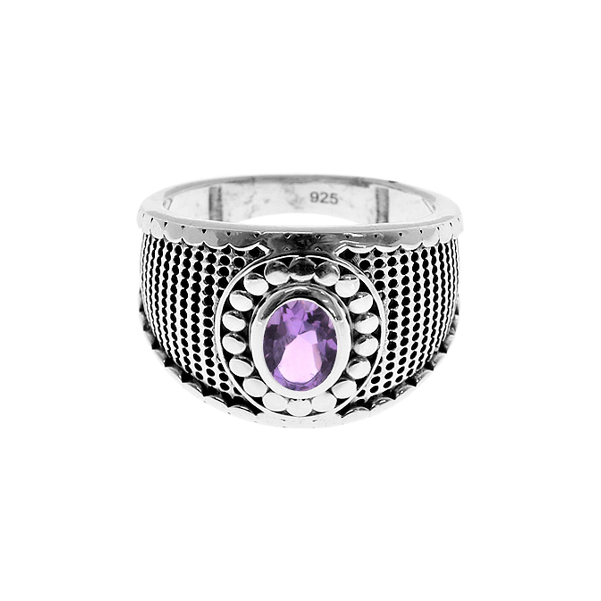 Catalina statement amethyst ring