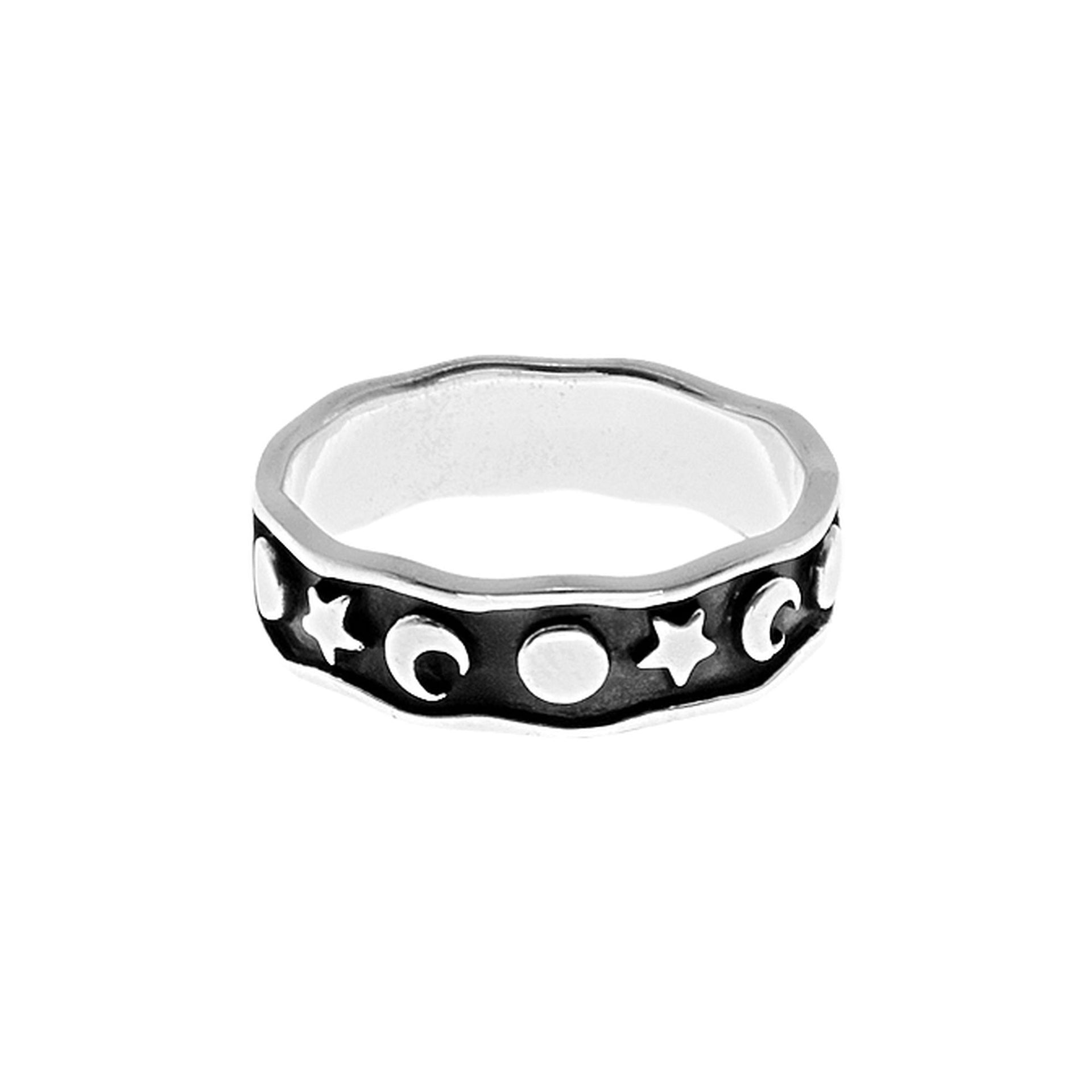 Faith multiple moon ring