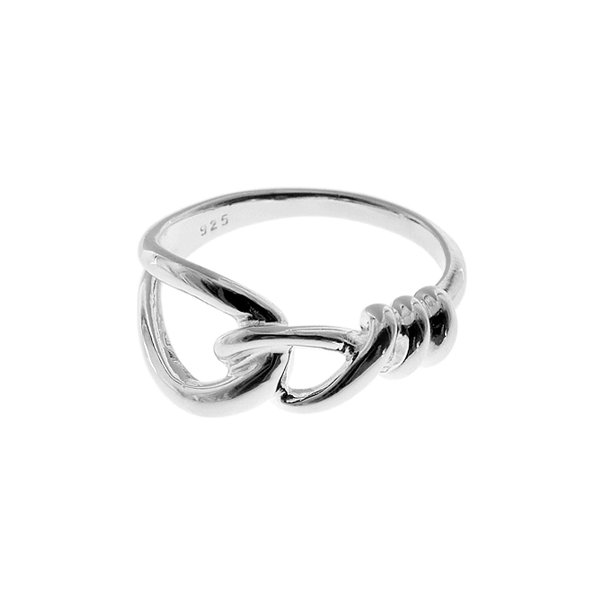 Joanna offset open knot ring