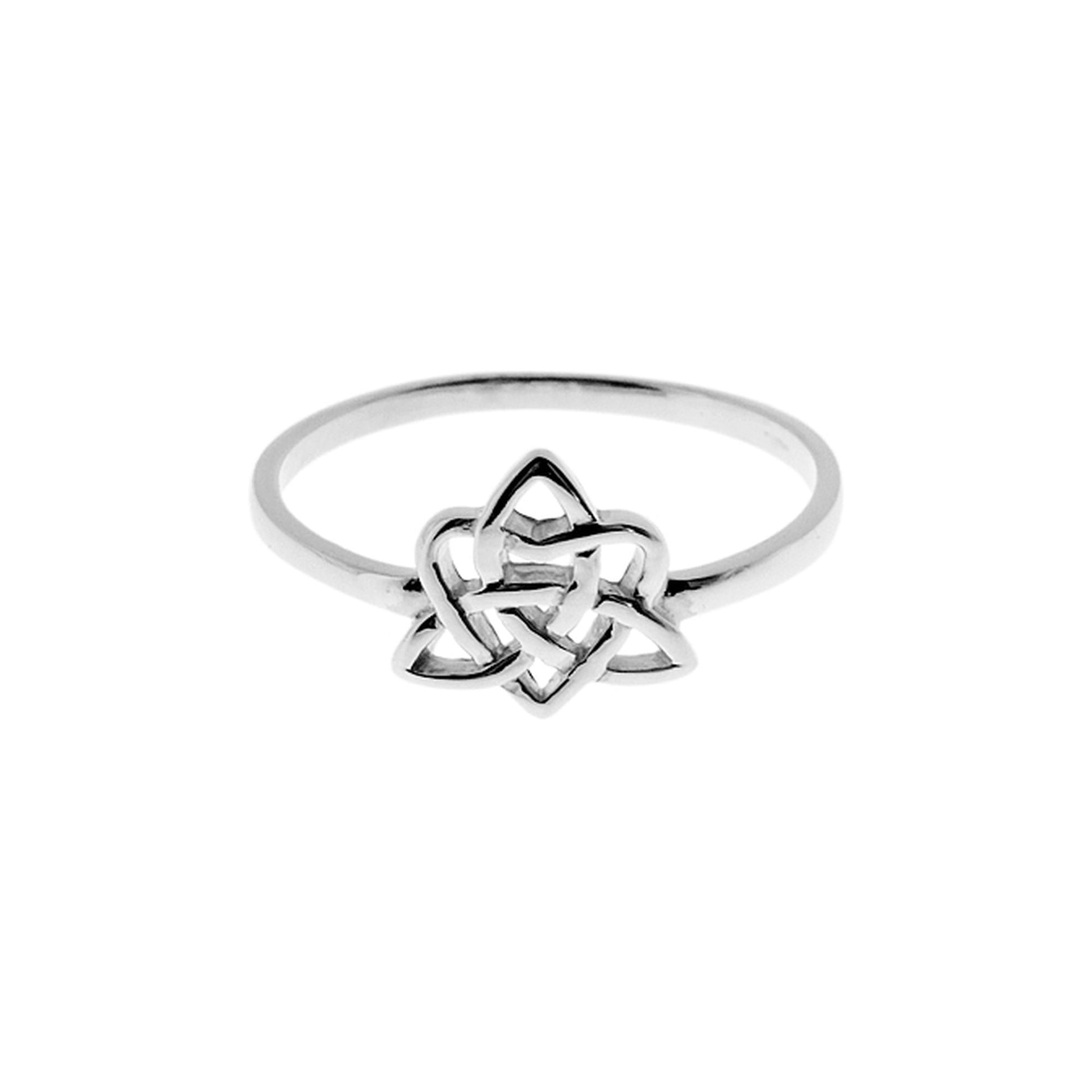 Betsy Celtic knot with heart ring