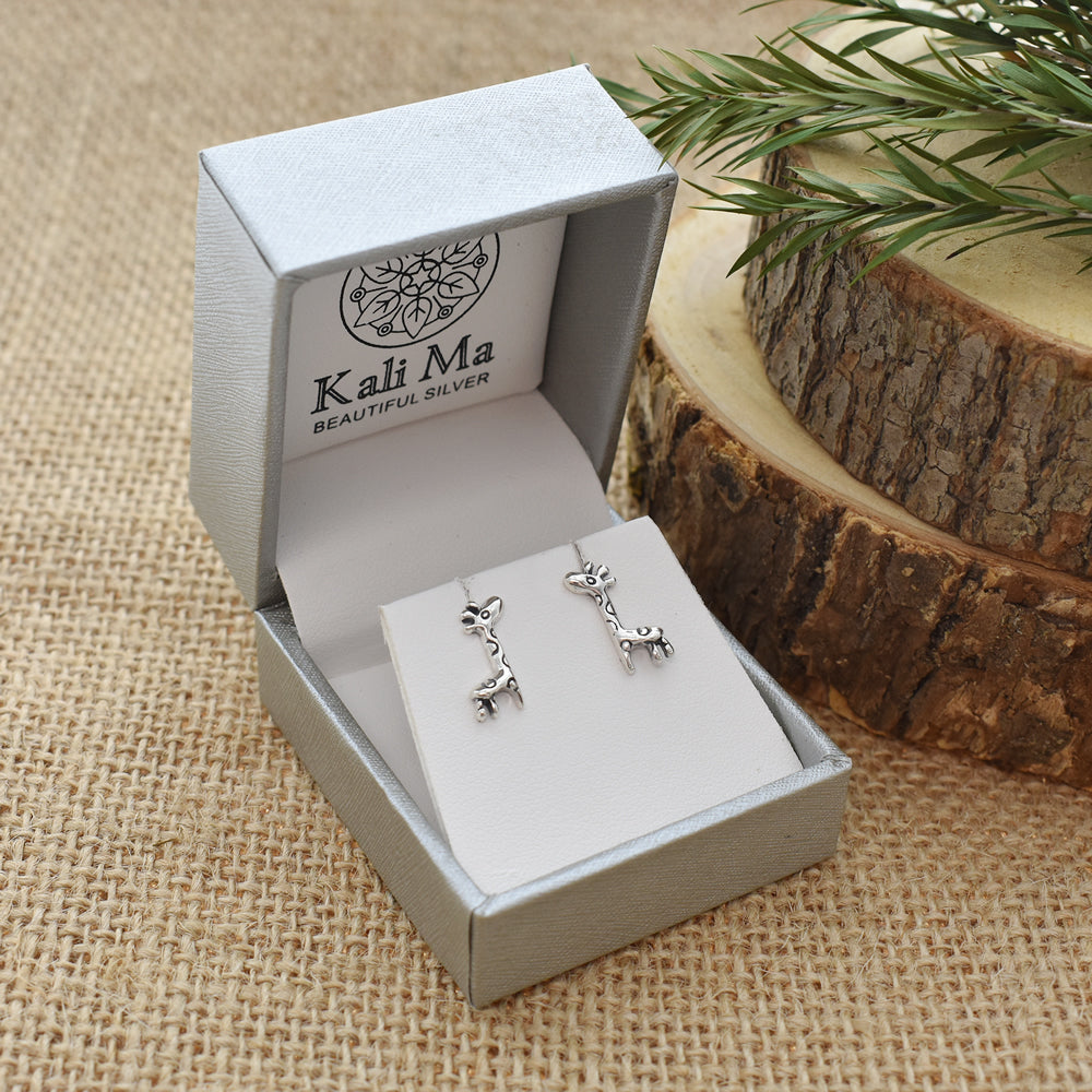 Anya cartoon giraffe studs