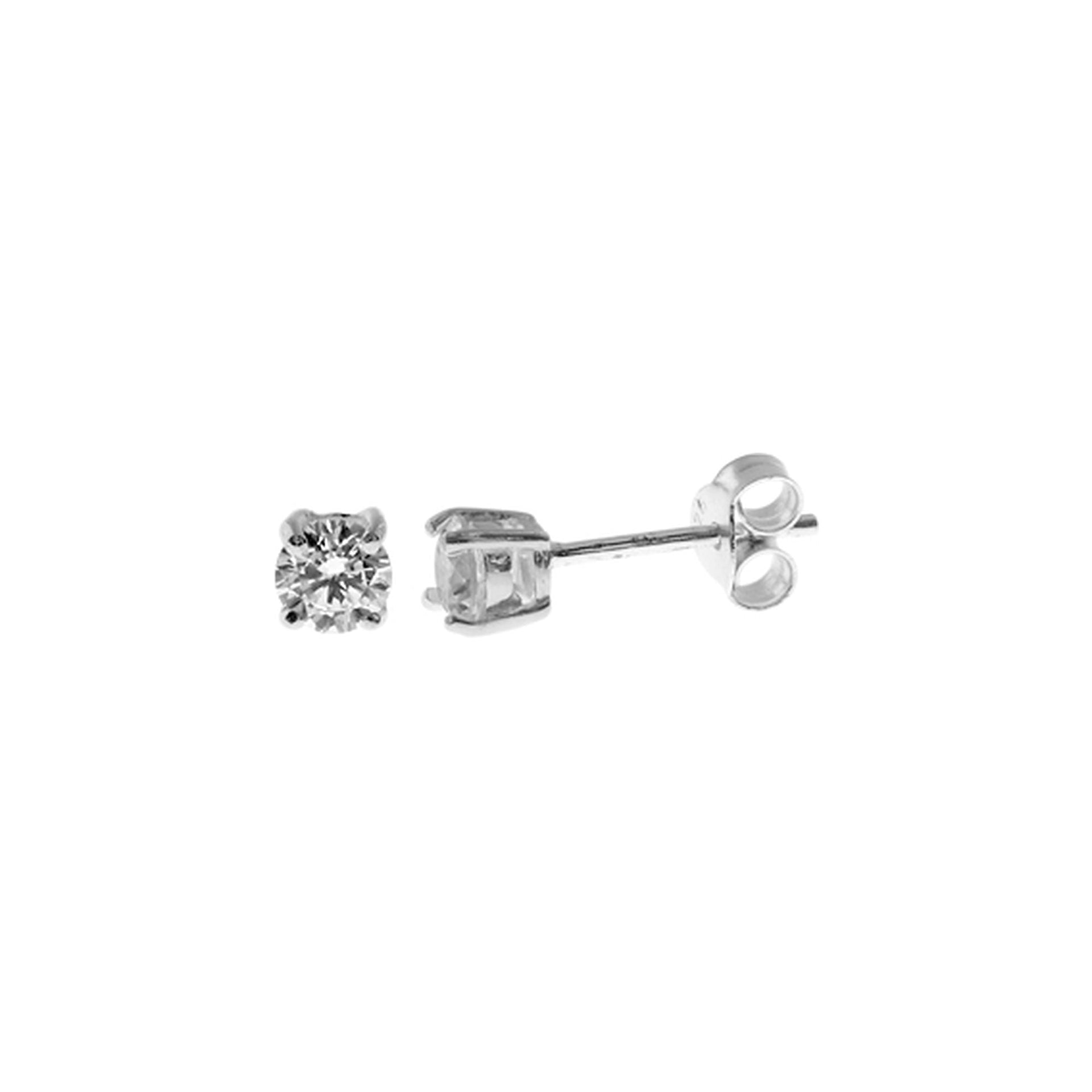 Davina 4mm claw-set CZ studs