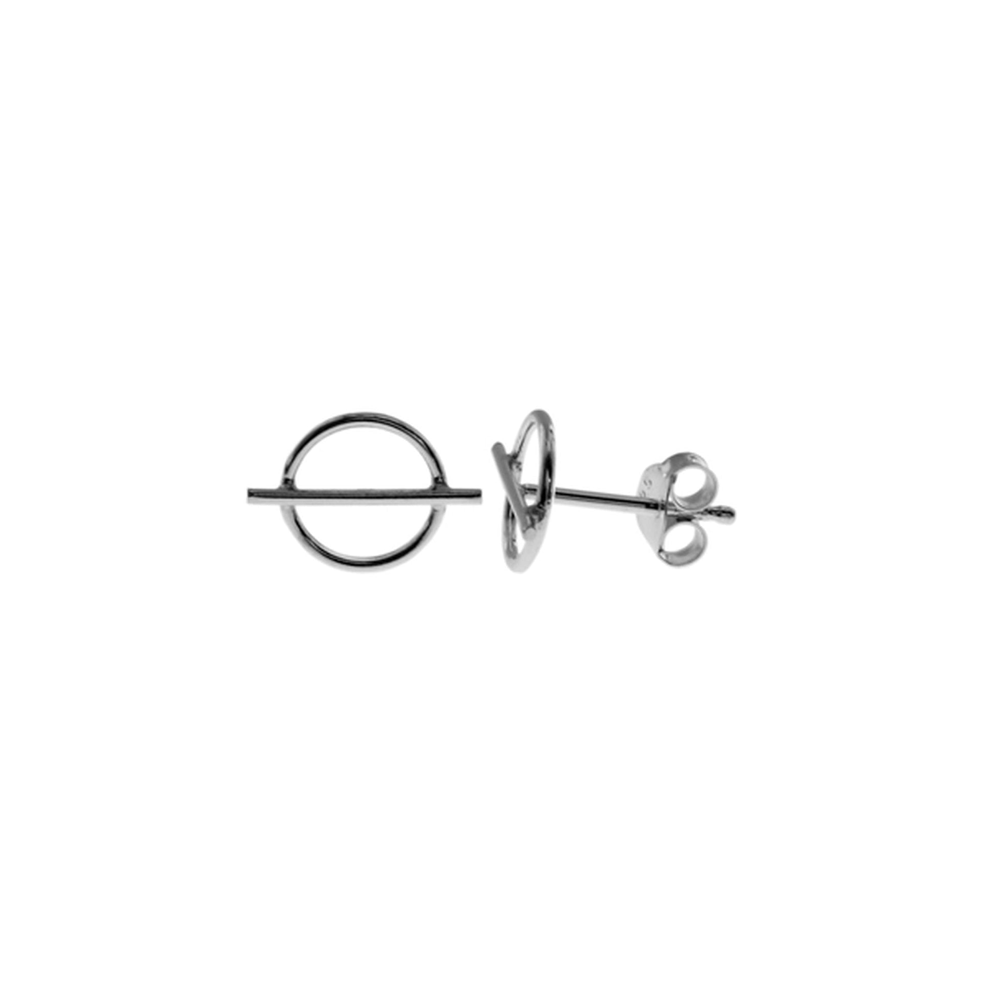 Bria hoop & bar studs