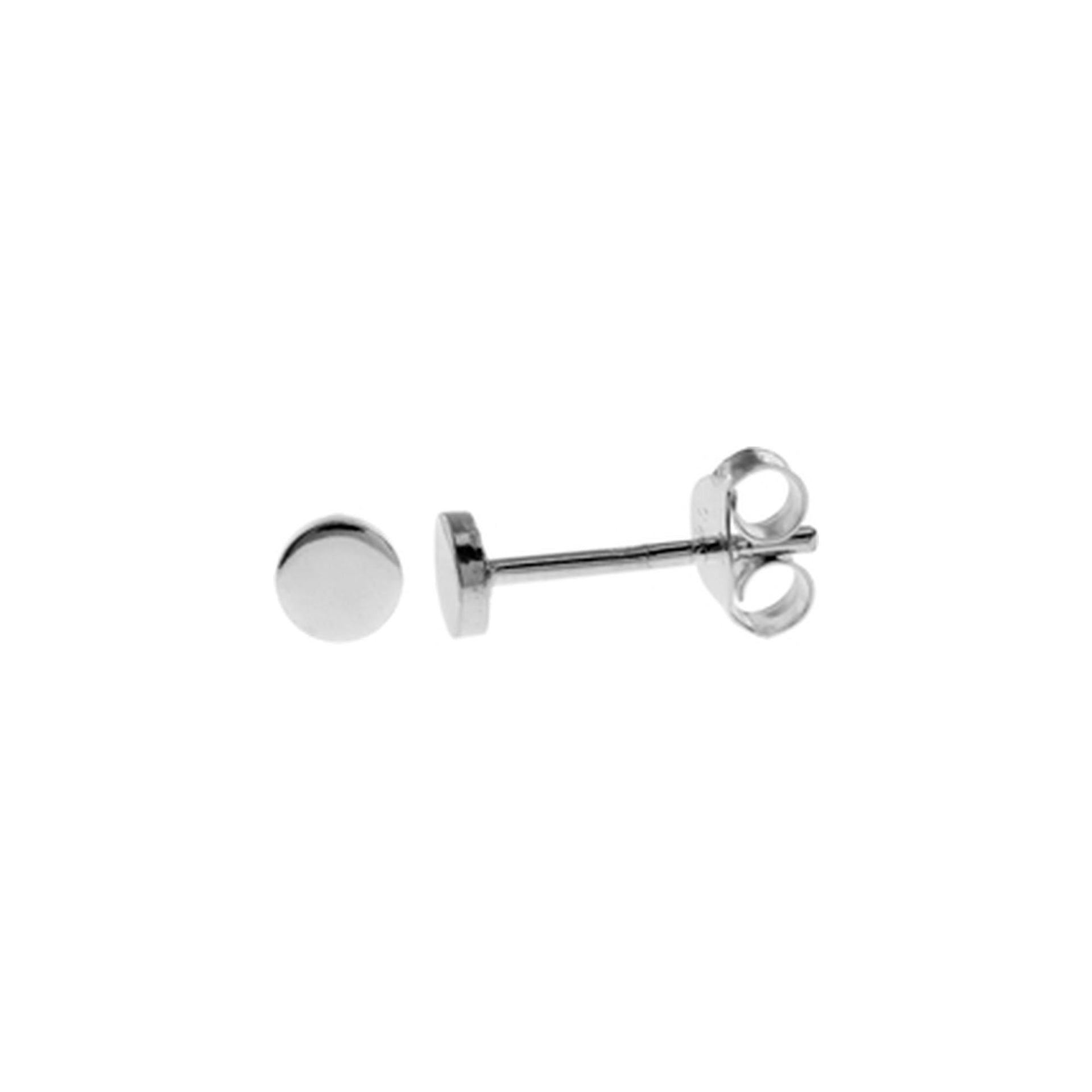 Zoe plain circle studs