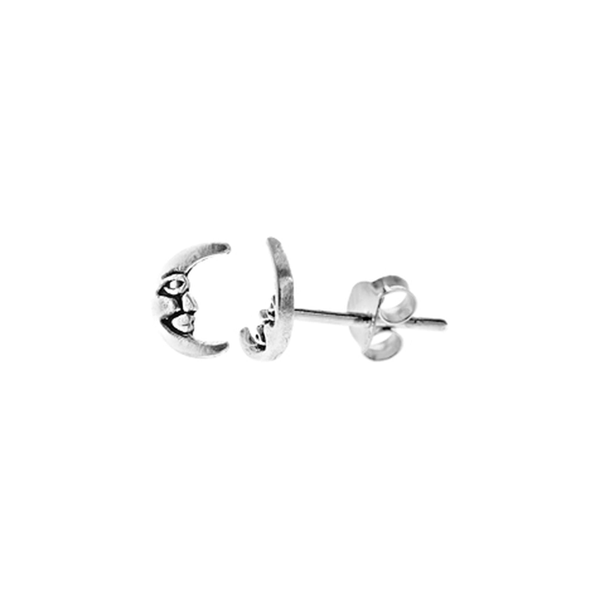 Smile man in the moon studs
