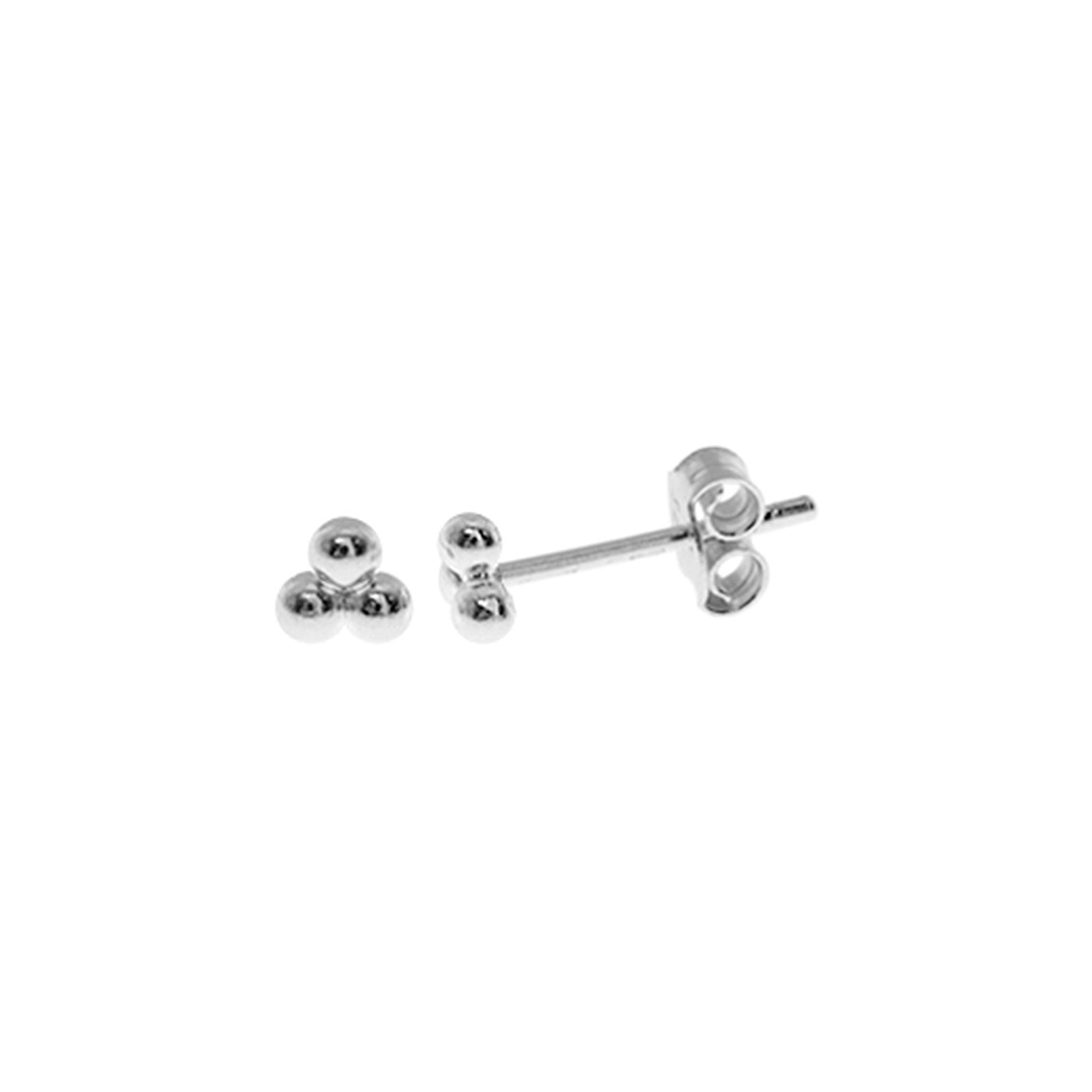 Zoe triple ball pyramid studs