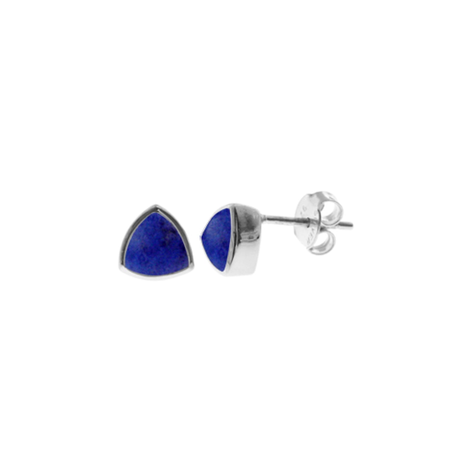 Samira trillion cut lapis lazuli studs