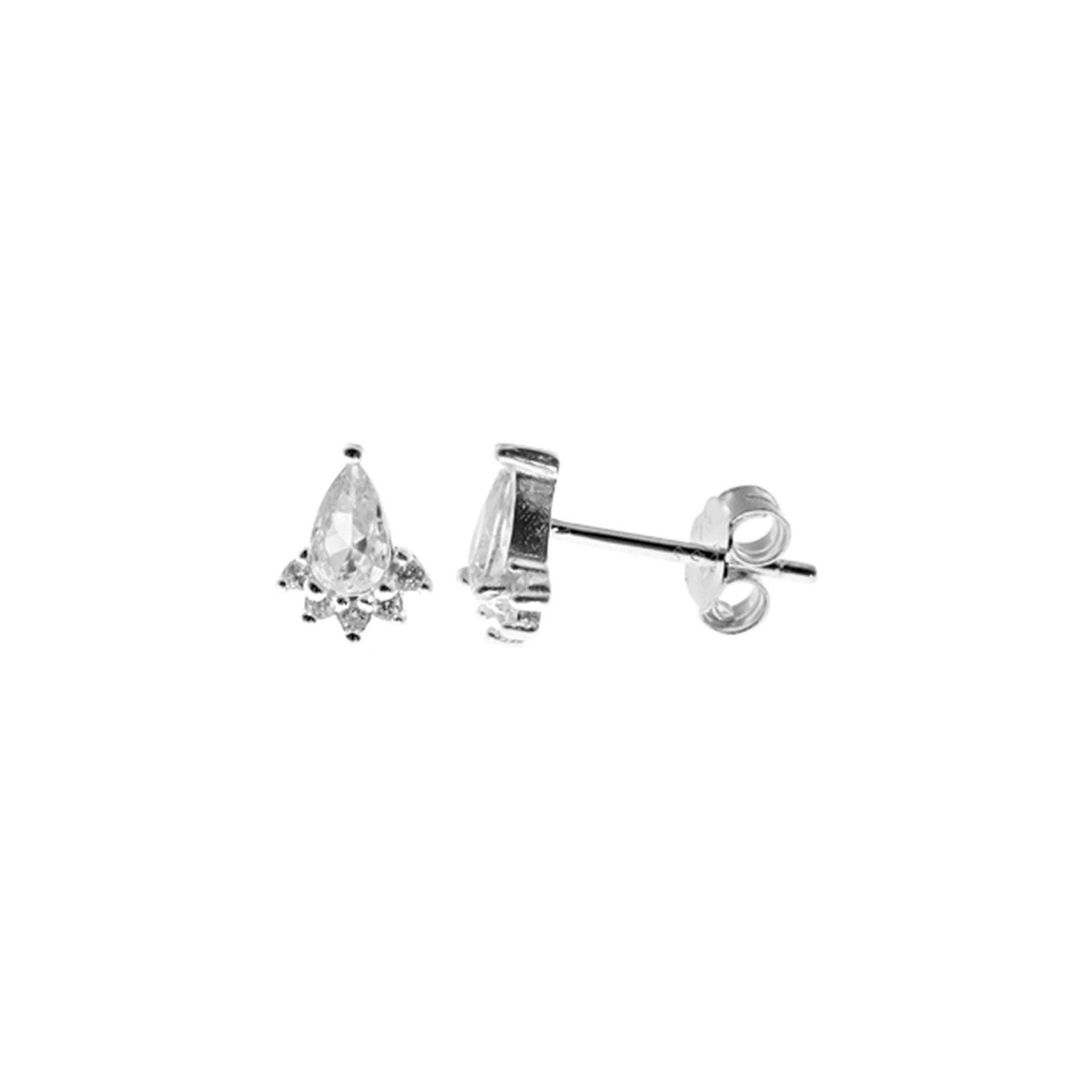 Davina teardrop fan studs