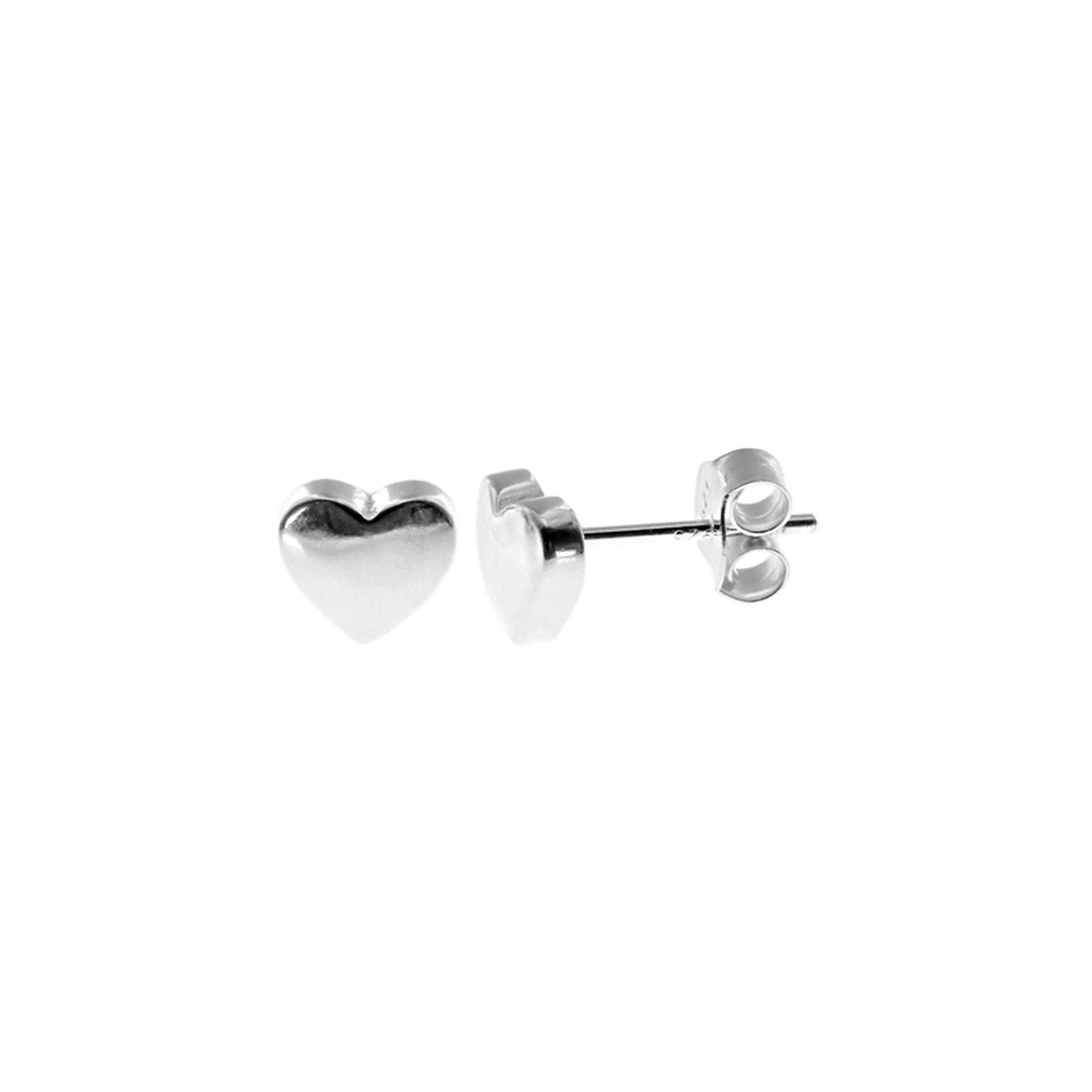 Amora large heart studs