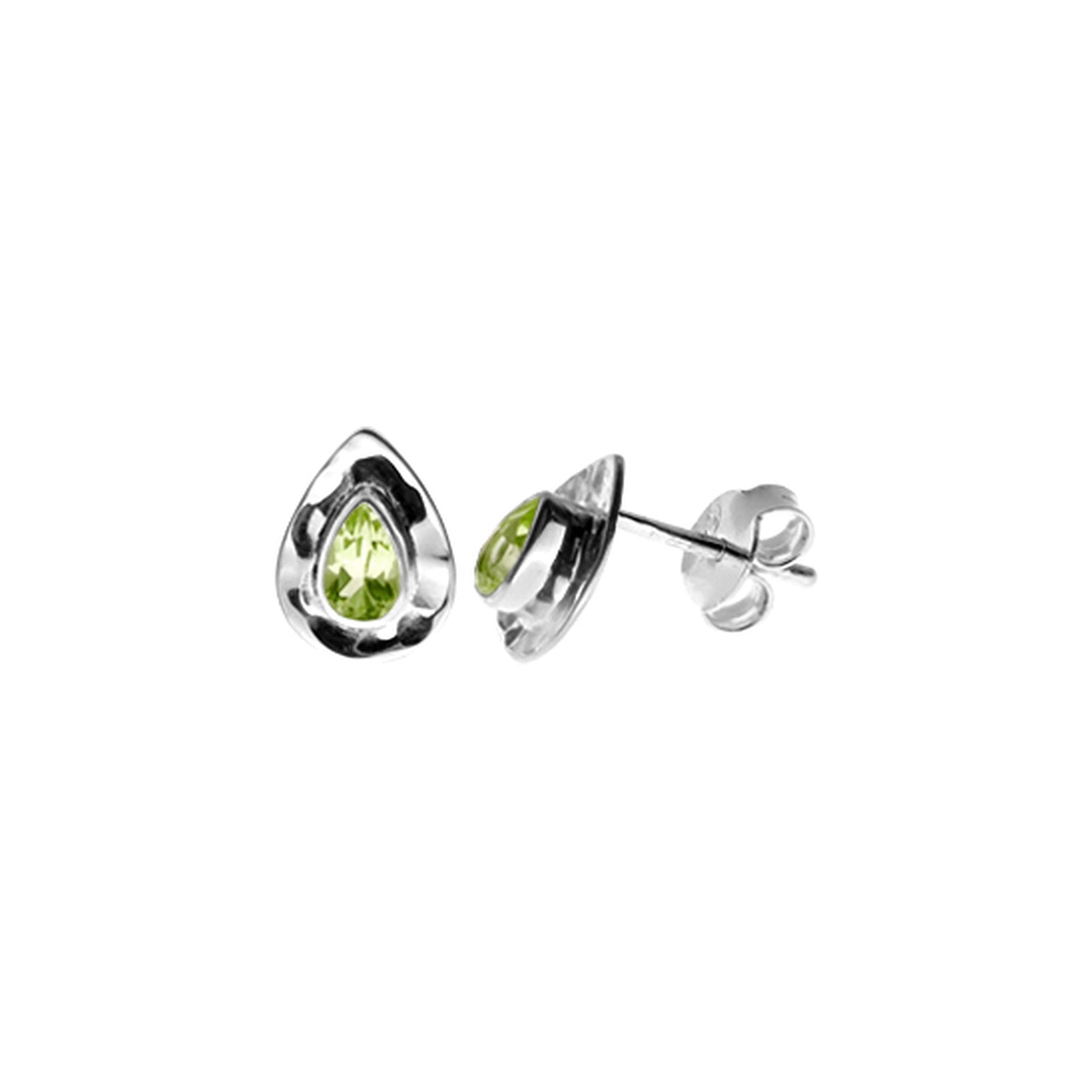 Lexi teardrop peridot studs