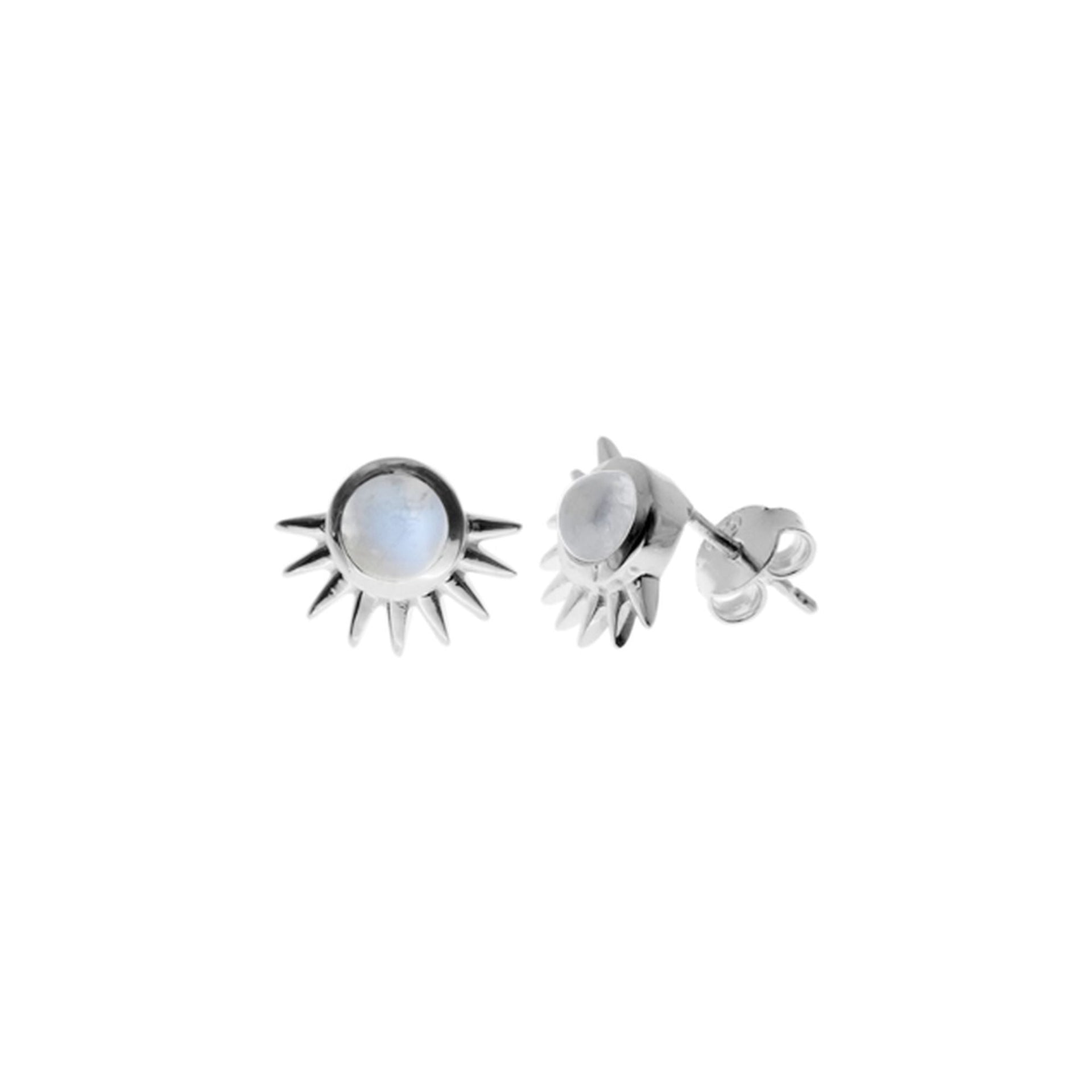 Bridget rainbow moonstone sunrise studs