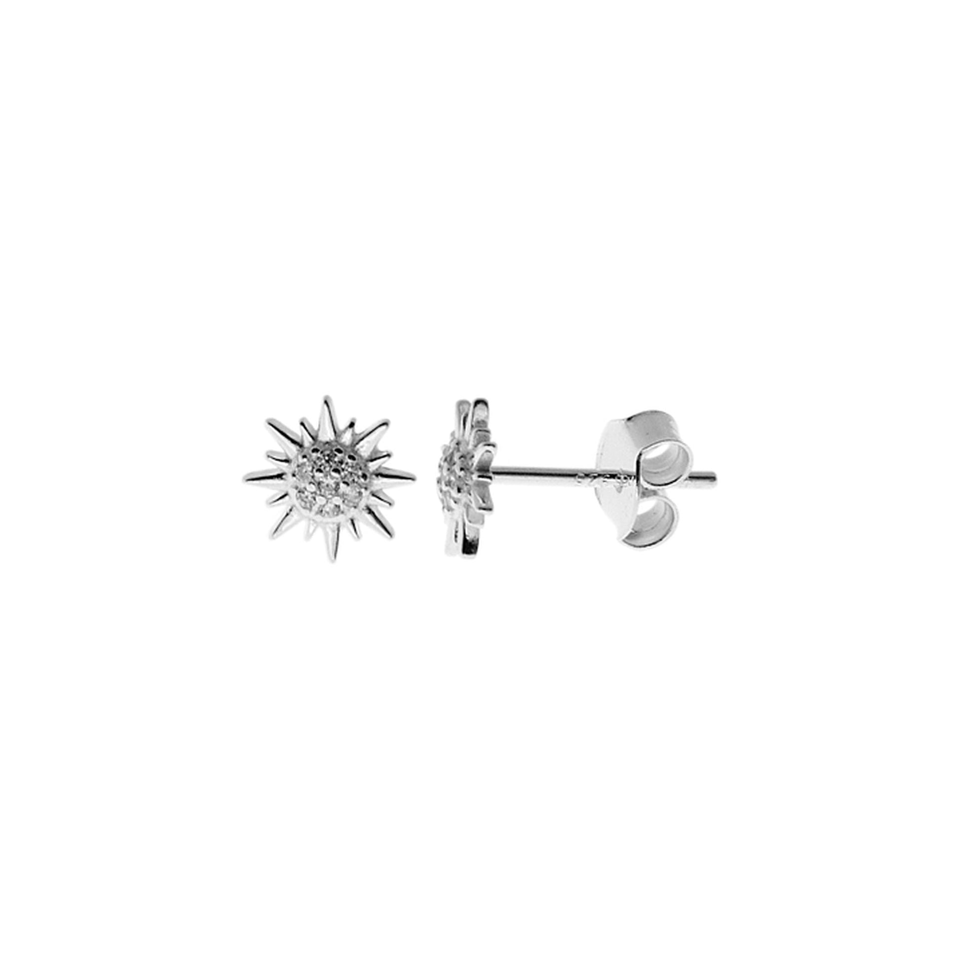 Natalie CZ sunburst studs