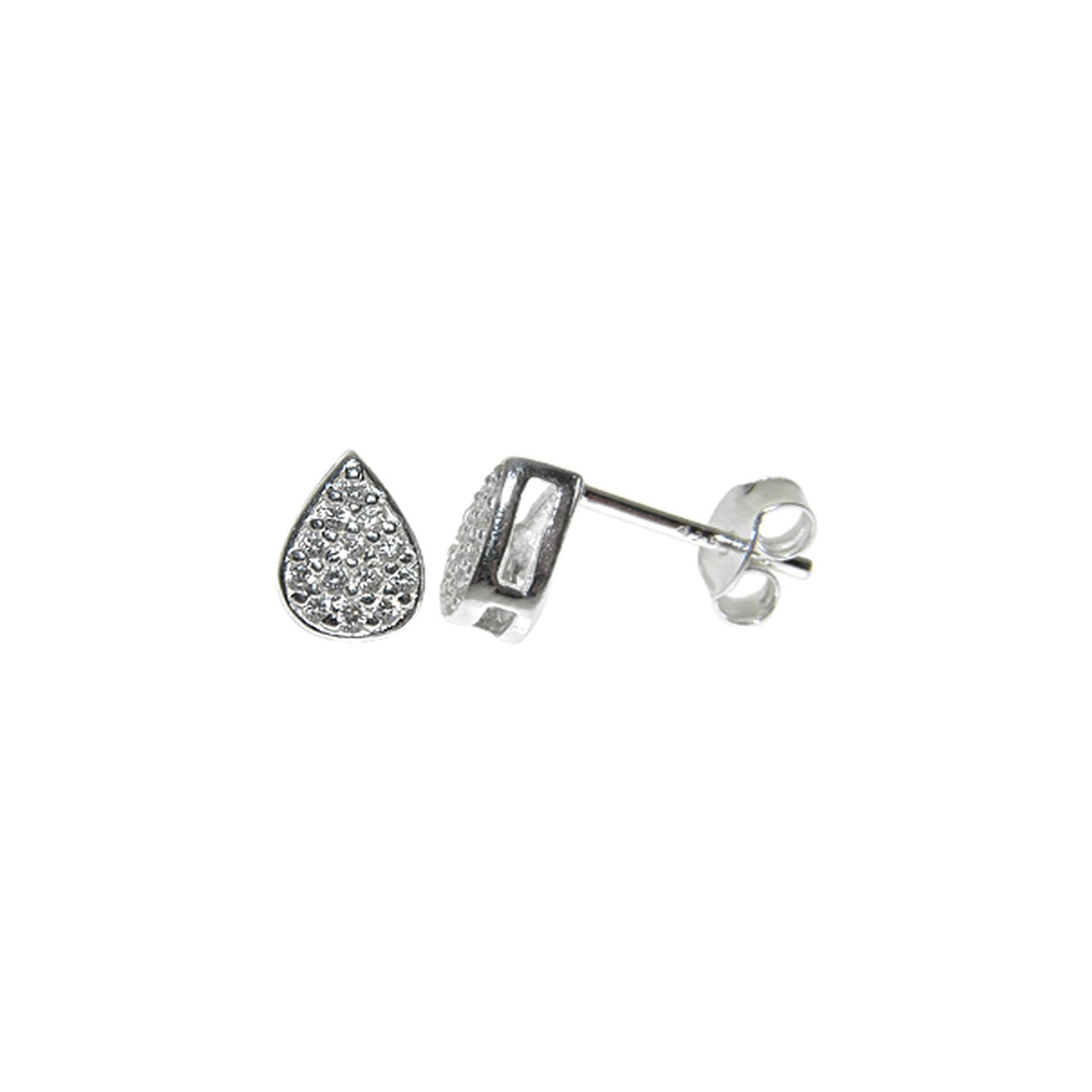Davina teardrop micro-set CZ studs