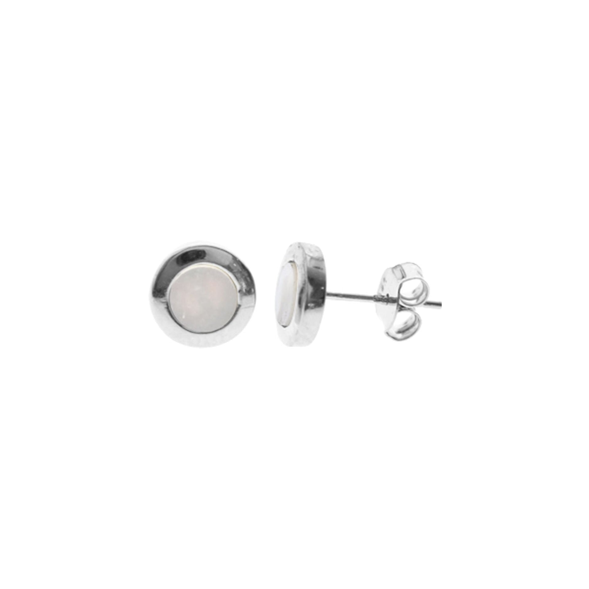 Bronwen mother of pearl circle studs