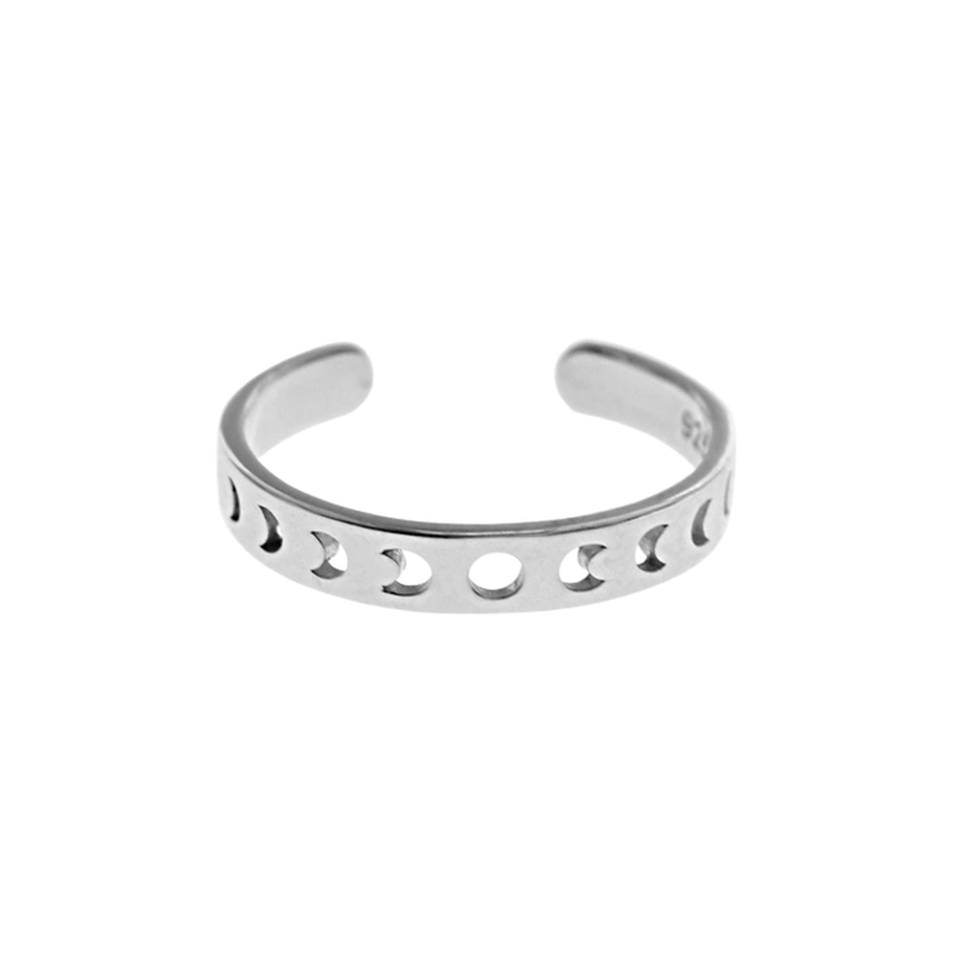 Dahna moon phase toe ring