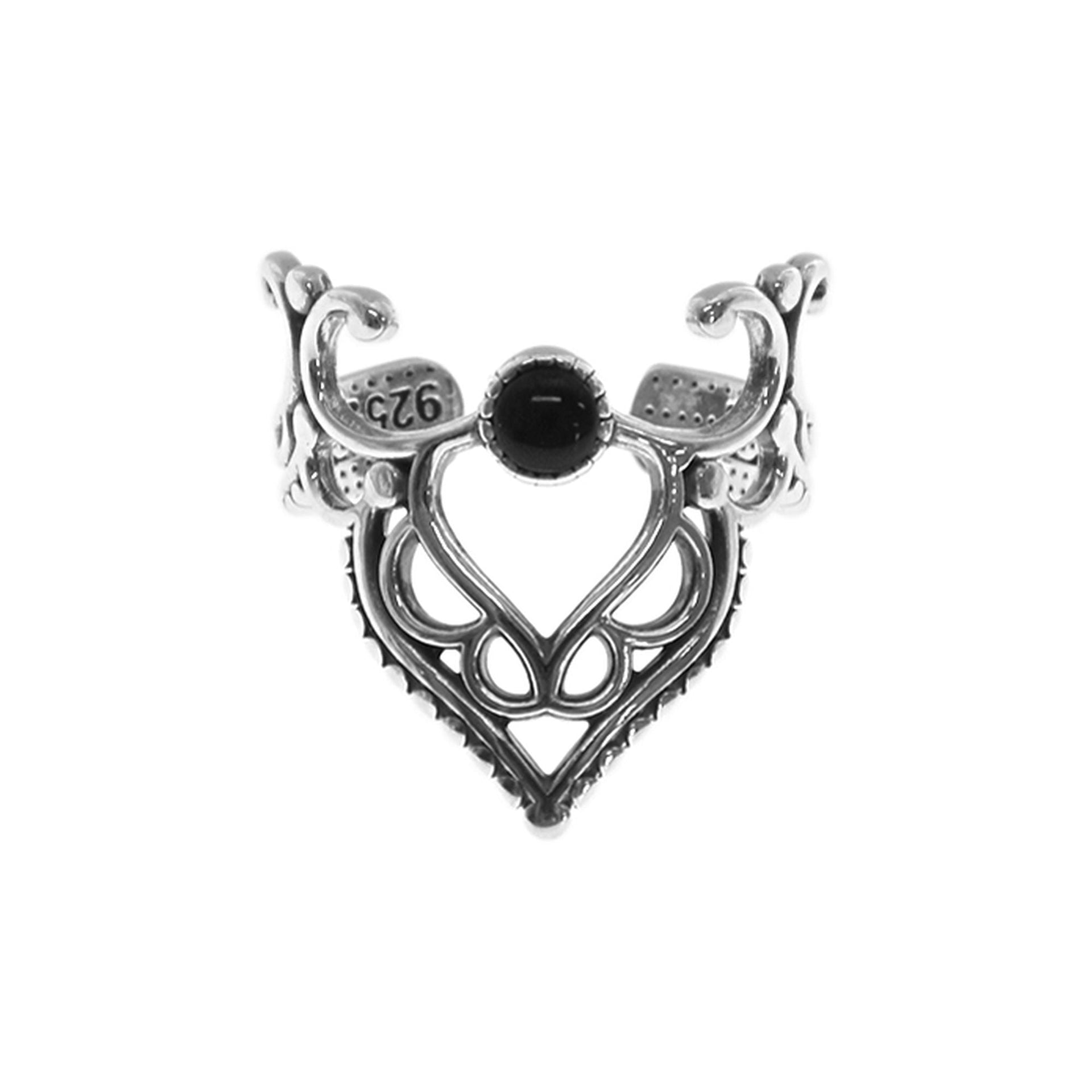 Catalina black onyx toe ring