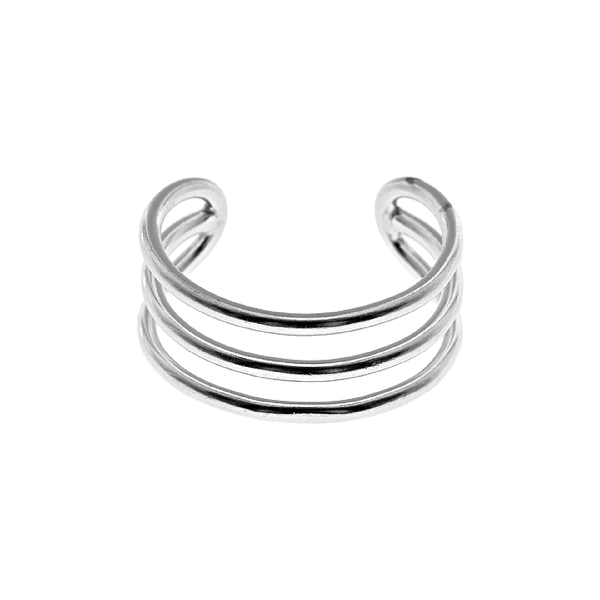 Bria triple strand toe ring