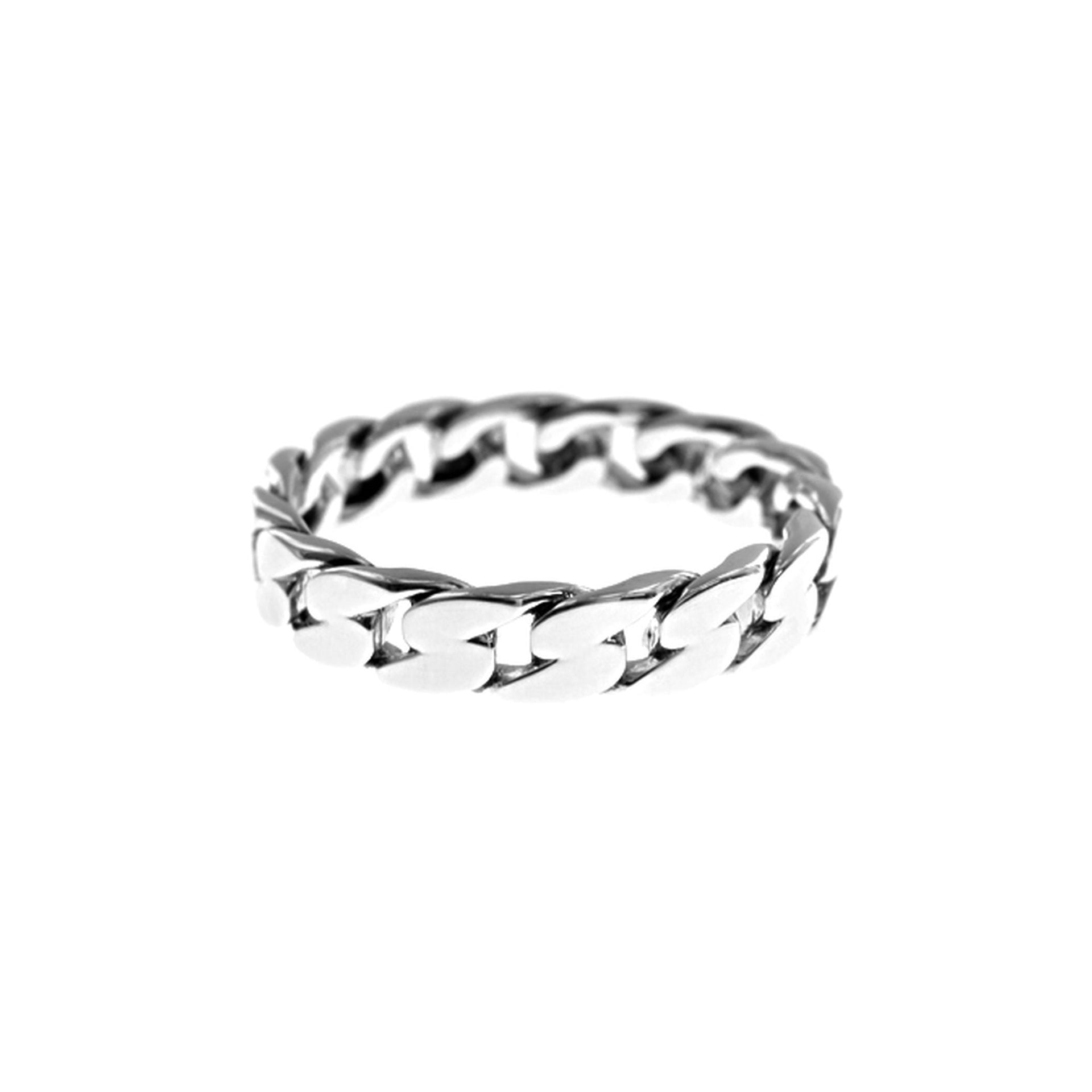 Harley chunky curb chain style ring